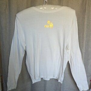 Set of 2 Old Navy Halloween graphic t-shirts white and orange Women's size XXL